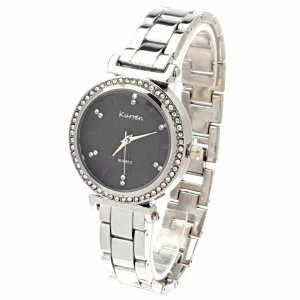 2853 Ekskluzywny damski srebrny zegarek Kurren klasyk