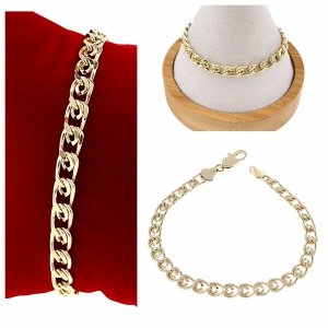 4800 Bransoletka elegancka złota 23cm pozłacana 14k Xuping
