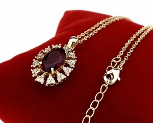 2181 Złoty łańcuszek naszyjnik 50+5cm pozłacany 14k 