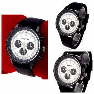 sz329 Elegancki zegarek męski silikonowy pasek Kurren