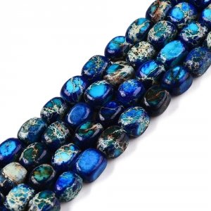 sz231 Jaspis cesarski kamień naturalny 5~6mm pasmo 40cm 