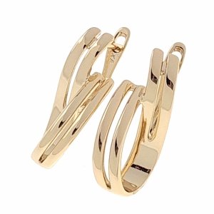 3314 Złote kolczyki pozłacane 18k Xuping wiszące