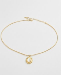 3951 Złoty łańcuszek 40+5 naszyjnik stal chirurgiczna nierdzewna 316L 