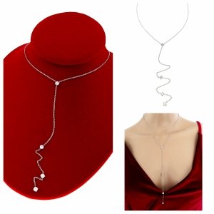 3661 Srebrny łańcuszek 45+5 naszyjnik stal chirurgiczna nierdzewna 316L 