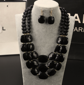 op256 komplet naszyjnik kolczyki w stylu boho retro lato 2026 