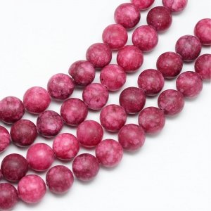 880 Jadeit kamień naturalny 8mm pasmo 38cm 