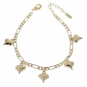 3362 Bransoletka elegancka złota 17+3cm pozłacana 14k 