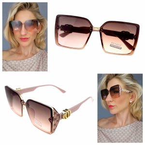 ok15 Damskie okulary przeciwsłoneczne muchy ozdobne UV400