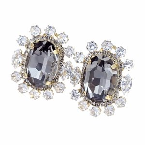 1125 Kolczyki złote pozłacane wiszące 14K cyrkonie 