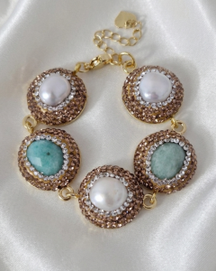 позолоченный браслет из 18-каратного золота