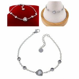 браслет золотой знаменитости из нержавеющей стали