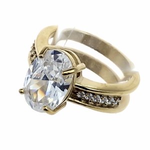 кольцо. 19,00 мм золотая нержавеющая сталь