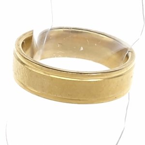 кольцо. 18,30 мм золотая нержавеющая сталь