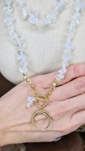 Браслет гематит кристаллы знаменитости хирургическая сталь