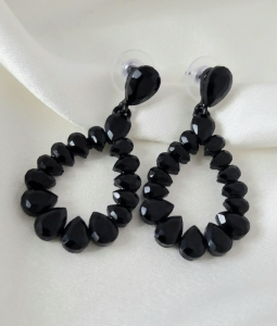 позолоченные серьги с эксклюзивным фианитом