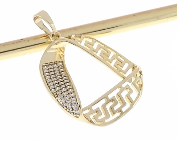 zlatý přívěsek 18k lesklý xuping