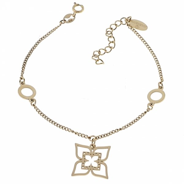BRACELET GOLD CELEBRITY NEREZOVÁ OCEL
