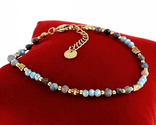 BRACELET GOLD CELEBRITY NEREZOVÁ OCEL
