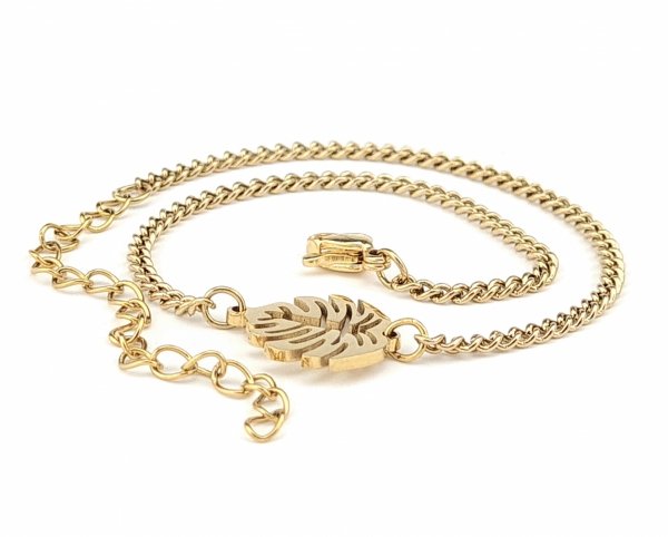 BRACELET GOLD CELEBRITY NEREZOVÁ OCEL