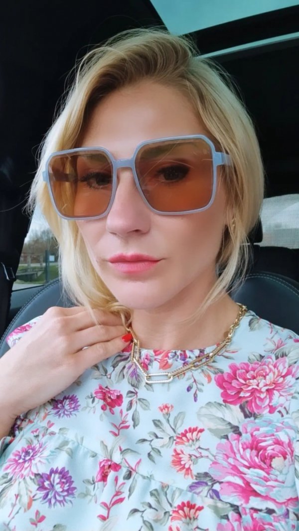 ok35 Damskie okulary przeciwsłoneczne muchy ozdobne