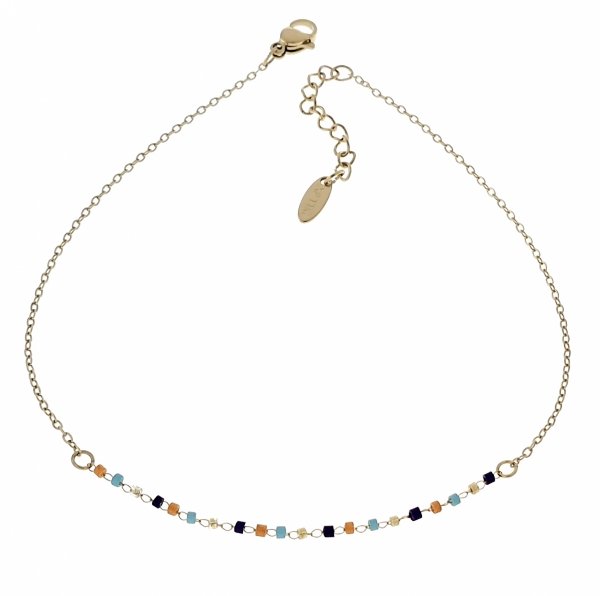 BRACELET GOLD CELEBRITY NEREZOVÁ OCEL