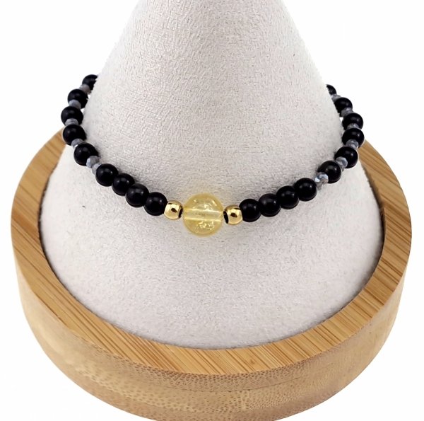 BRACELET GOLD CELEBRITY NEREZOVÁ OCEL