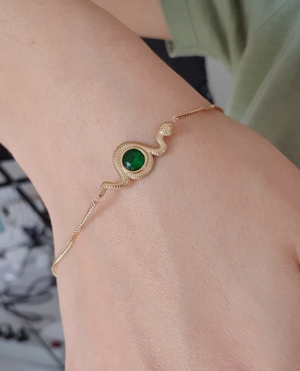 BRACELET GOLD CELEBRITY NEREZOVÁ OCEL