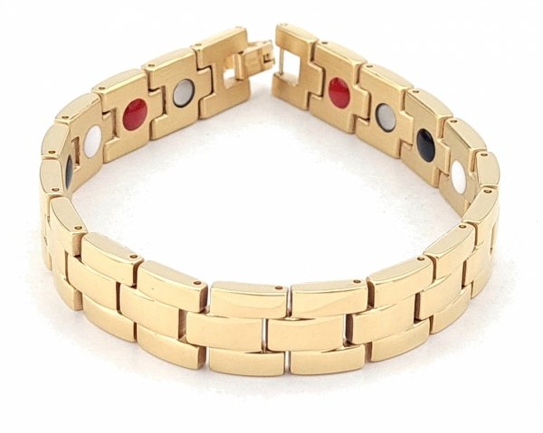 BRACELET GOLD CELEBRITY NEREZOVÁ OCEL
