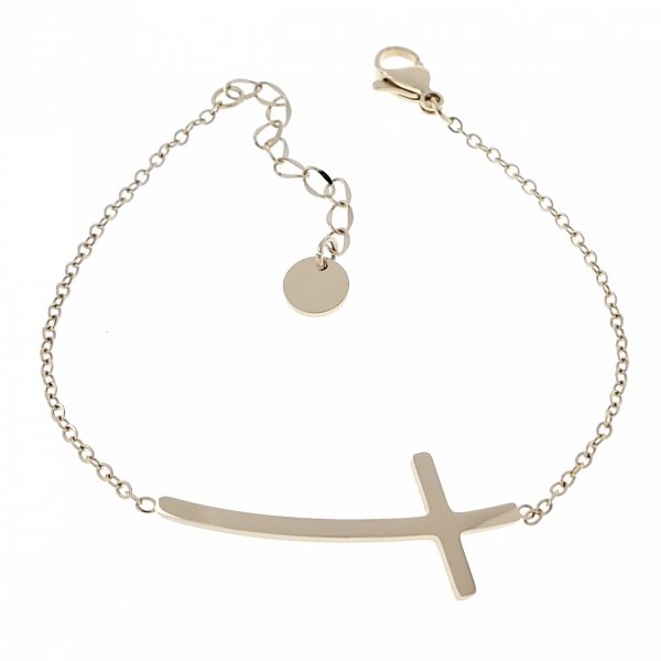 BRACELET GOLD CELEBRITY NEREZOVÁ OCEL