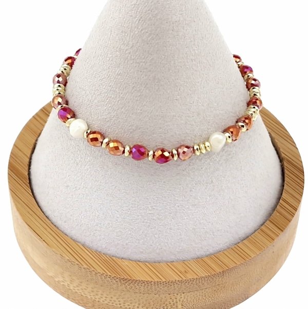 BRACELET GOLD CELEBRITY NEREZOVÁ OCEL