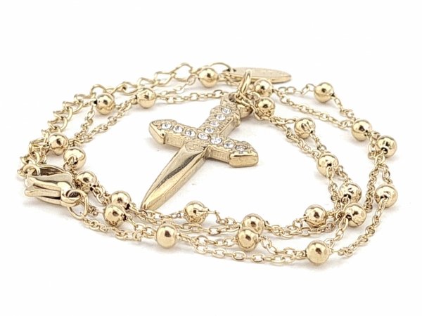 GOLDEN CHAIN CELEBRITY NÁHRDELNÍK NEREZ