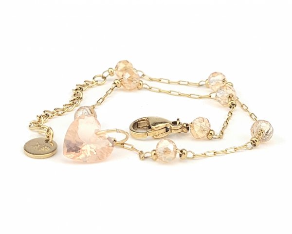 BRACELET GOLD CELEBRITY NEREZOVÁ OCEL