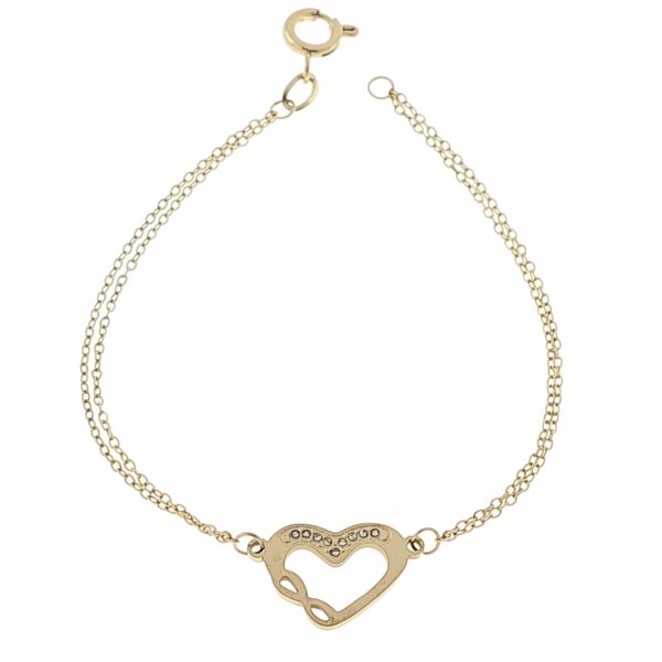 BRACELET GOLD CELEBRITY NEREZOVÁ OCEL