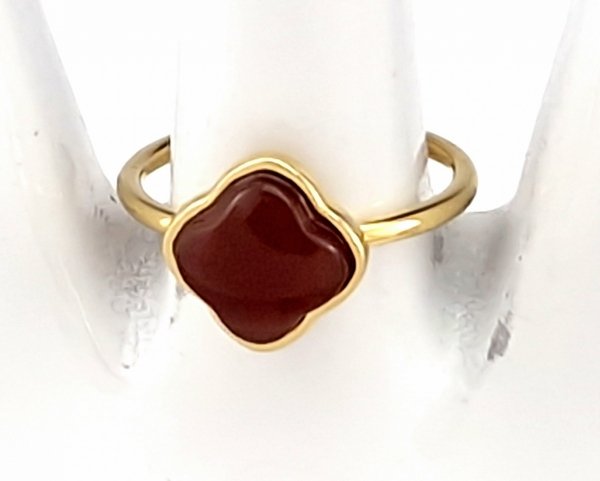 prstenec. 19,00 mm zlatá nerezová ocel