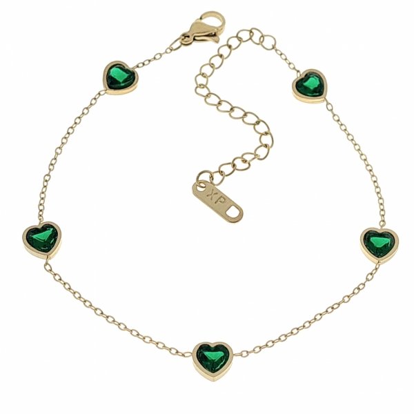 BRACELET GOLD CELEBRITY NEREZOVÁ OCEL