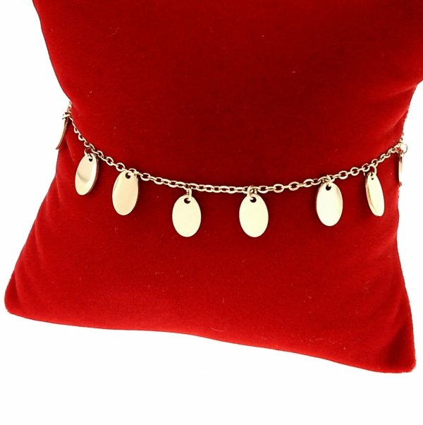 BRACELET GOLD CELEBRITY NEREZOVÁ OCEL