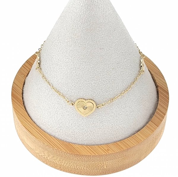 BRACELET GOLD CELEBRITY NEREZOVÁ OCEL