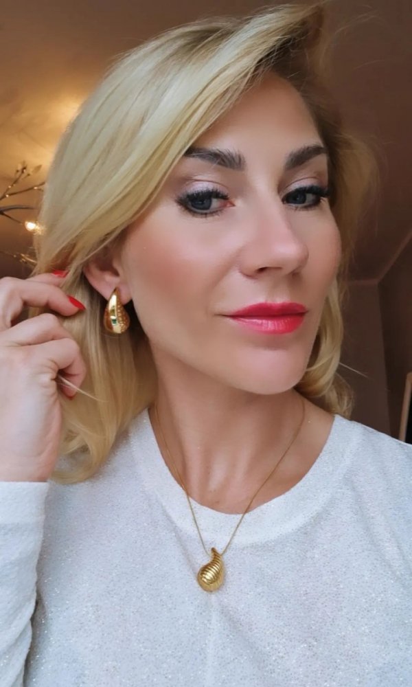 GOLDEN CHAIN CELEBRITY NÁHRDELNÍK NEREZ