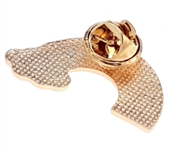 elegante Goldbrosche