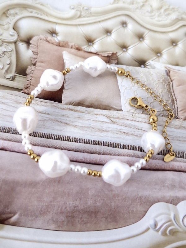 ARMBAND GOLD CELEBRITY EDELSTAHL