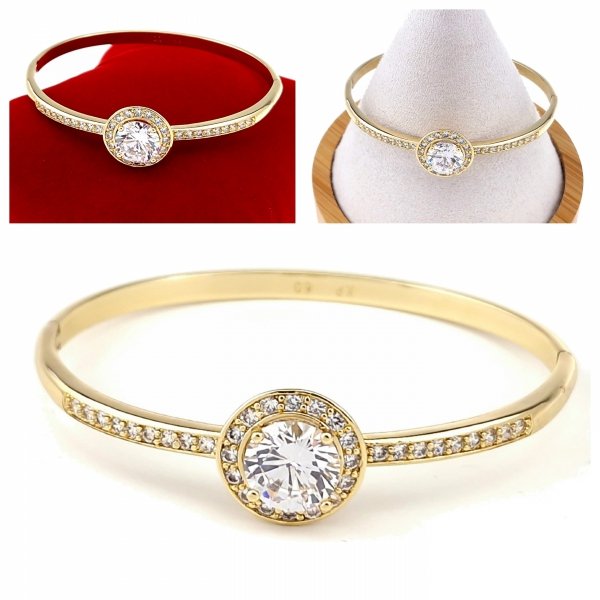 Armband aus 18 Karat vergoldetem Gold