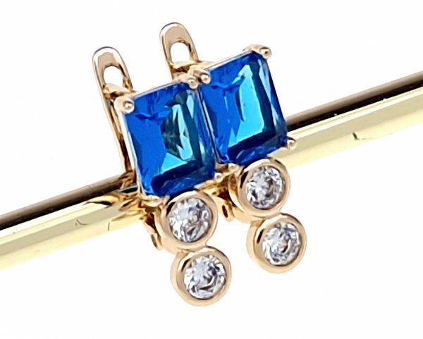 exklusive swarovski vergoldete ohrringe