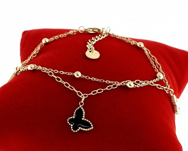 ARMBAND GOLD CELEBRITY EDELSTAHL