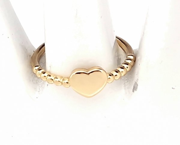 Goldring 18,60 mm. vergoldete Verlobung Xuping