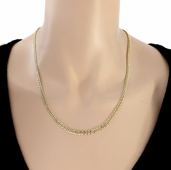 Goldene Kette Celebrity Vergoldete Halskette 14K XUPING
