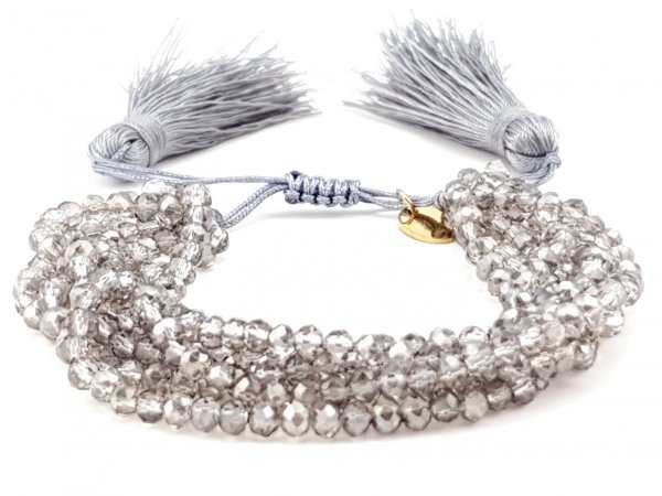 GOLDENES ARMBAND MIT EDELSTAHL