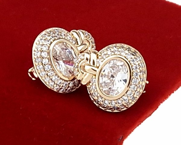 exklusive swarovski vergoldete ohrringe