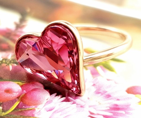 Goldring 16,60 mm. vergoldete Verlobung Xuping