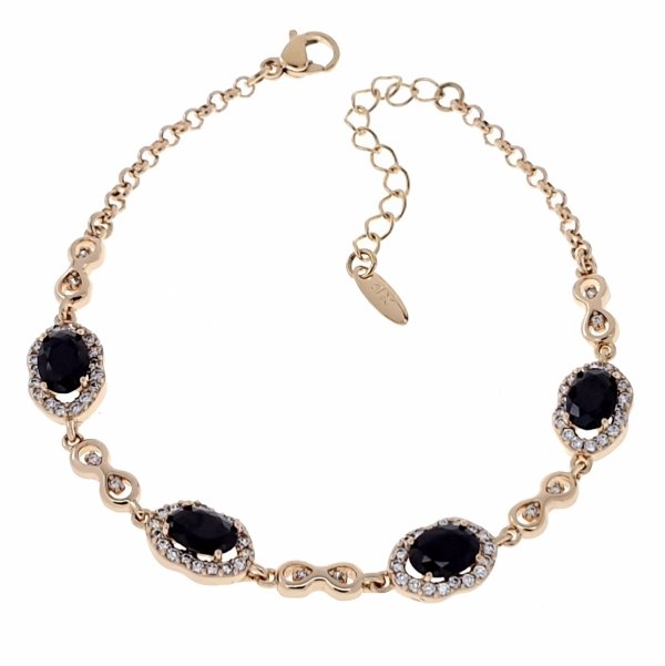 Armband aus 18 Karat vergoldetem Gold
