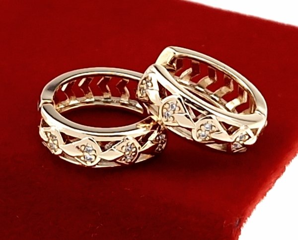 exklusive swarovski vergoldete ohrringe
